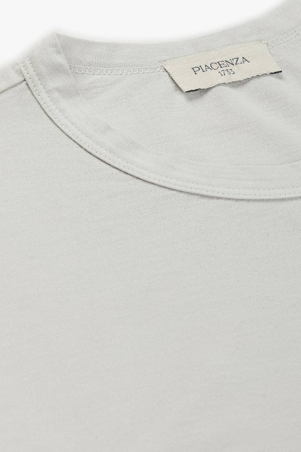 Piacenza 1733 T-shirt grigio chiaro Sconto