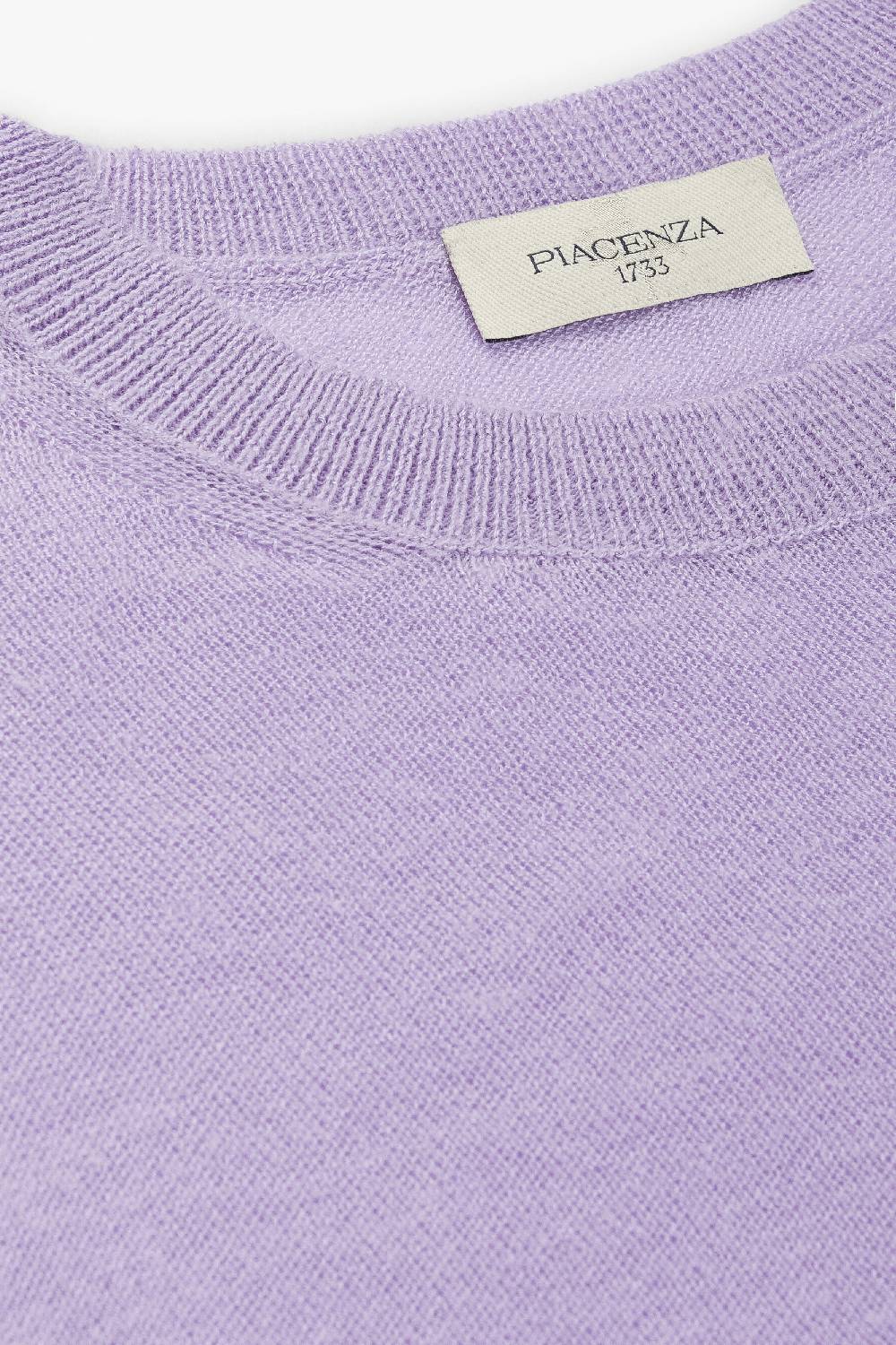 Piacenza 1733 Maglia maniche lunghe puffed lilla Consegna Veloce