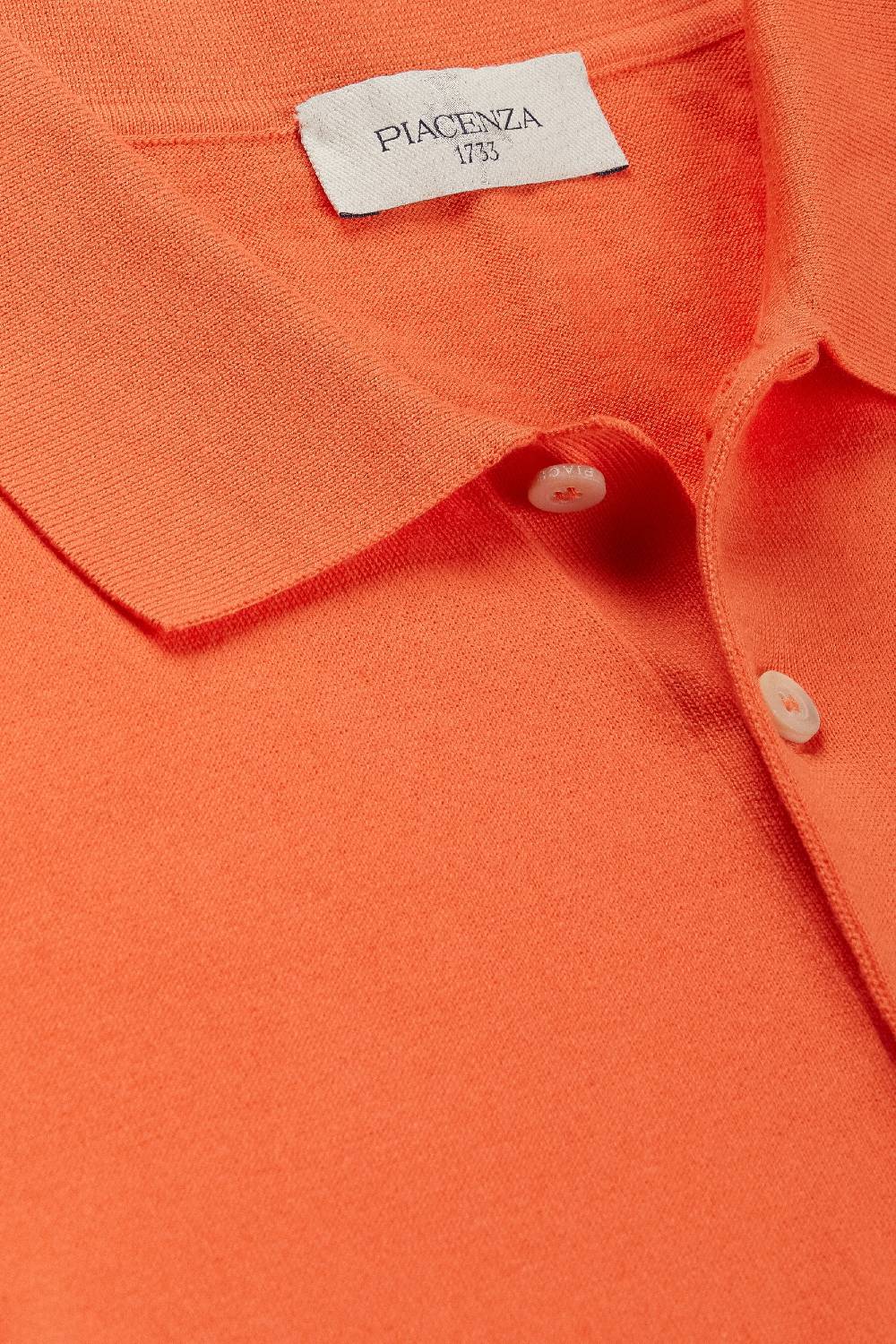 Piacenza 1733 Polo maniche corte arancione Saldi