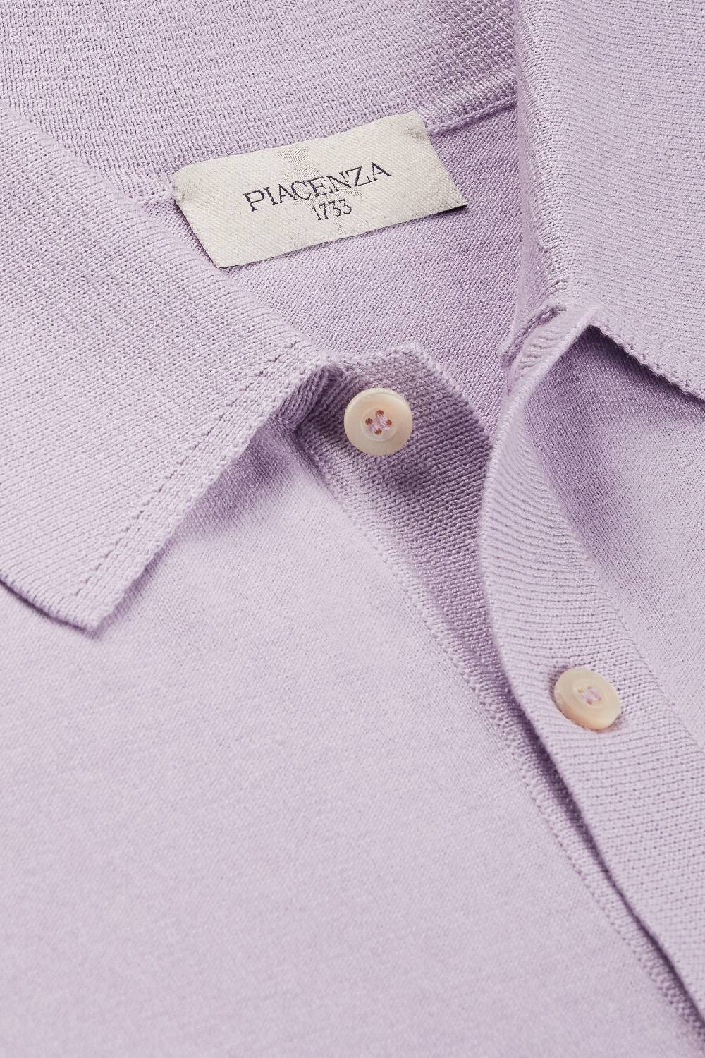 Piacenza 1733 Polo maniche lunghe lilla Offerte