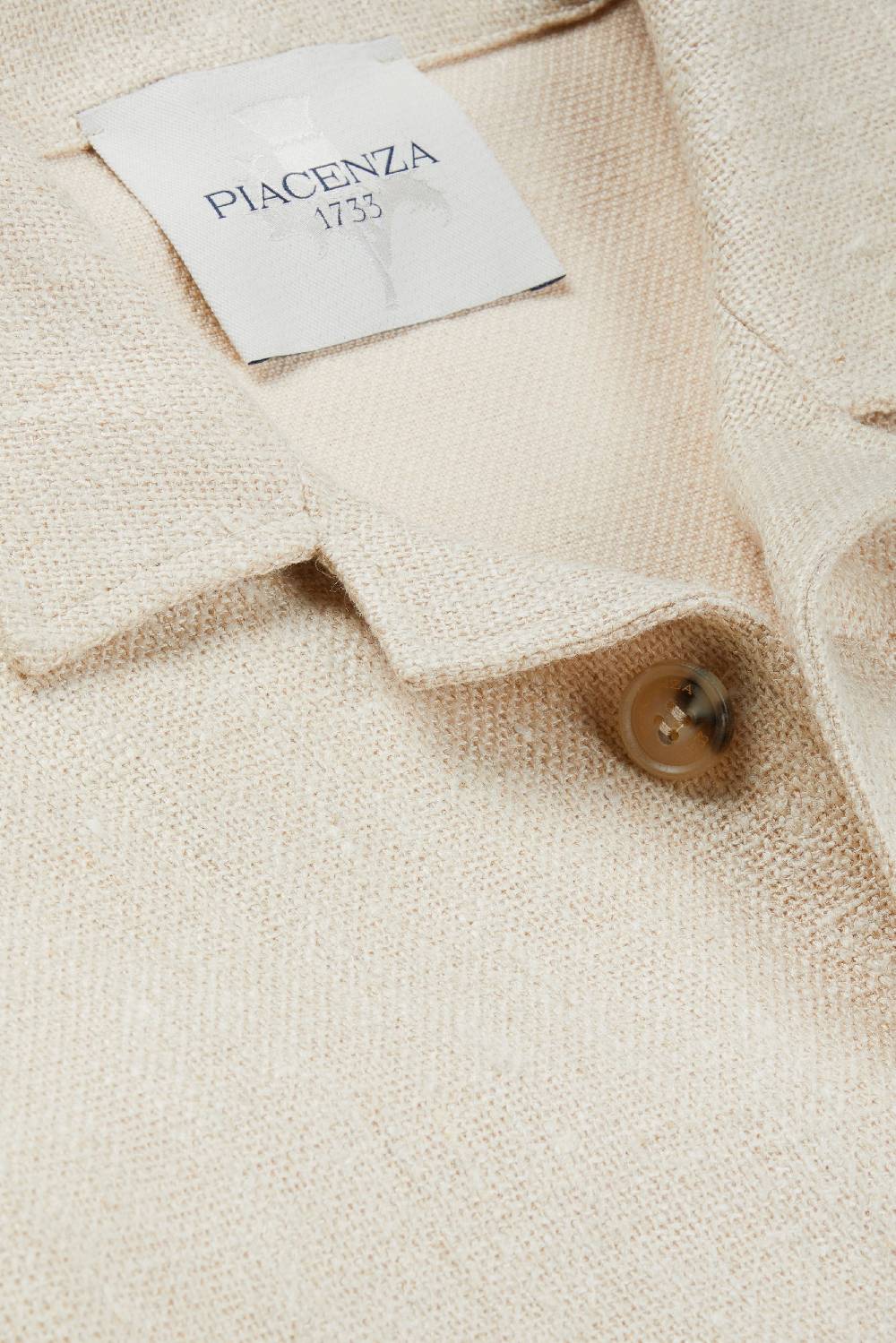 Piacenza 1733 Giacca camicia naturale In Saldo