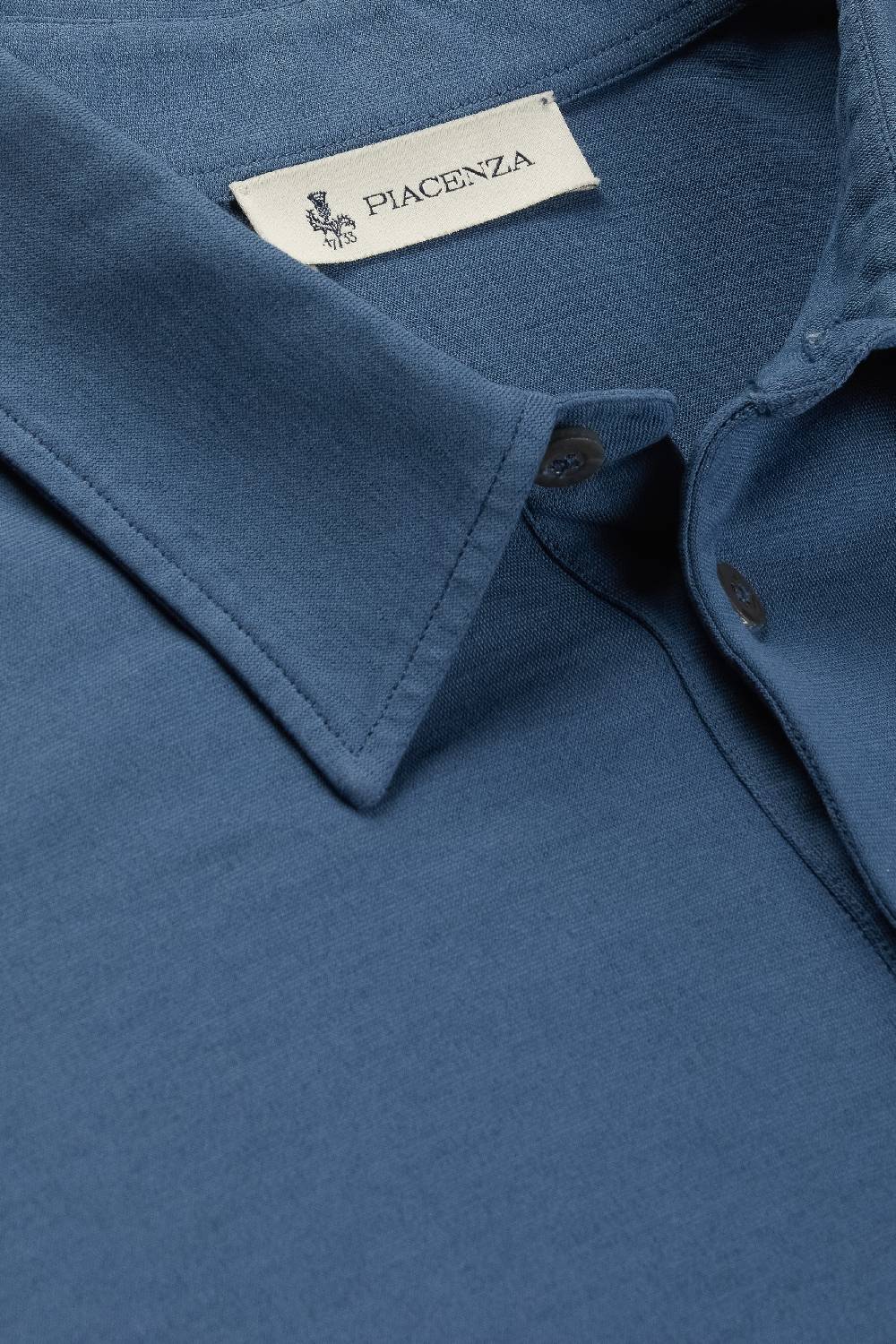 Piacenza 1733 Polo fresh jersey blu jeans Saldi