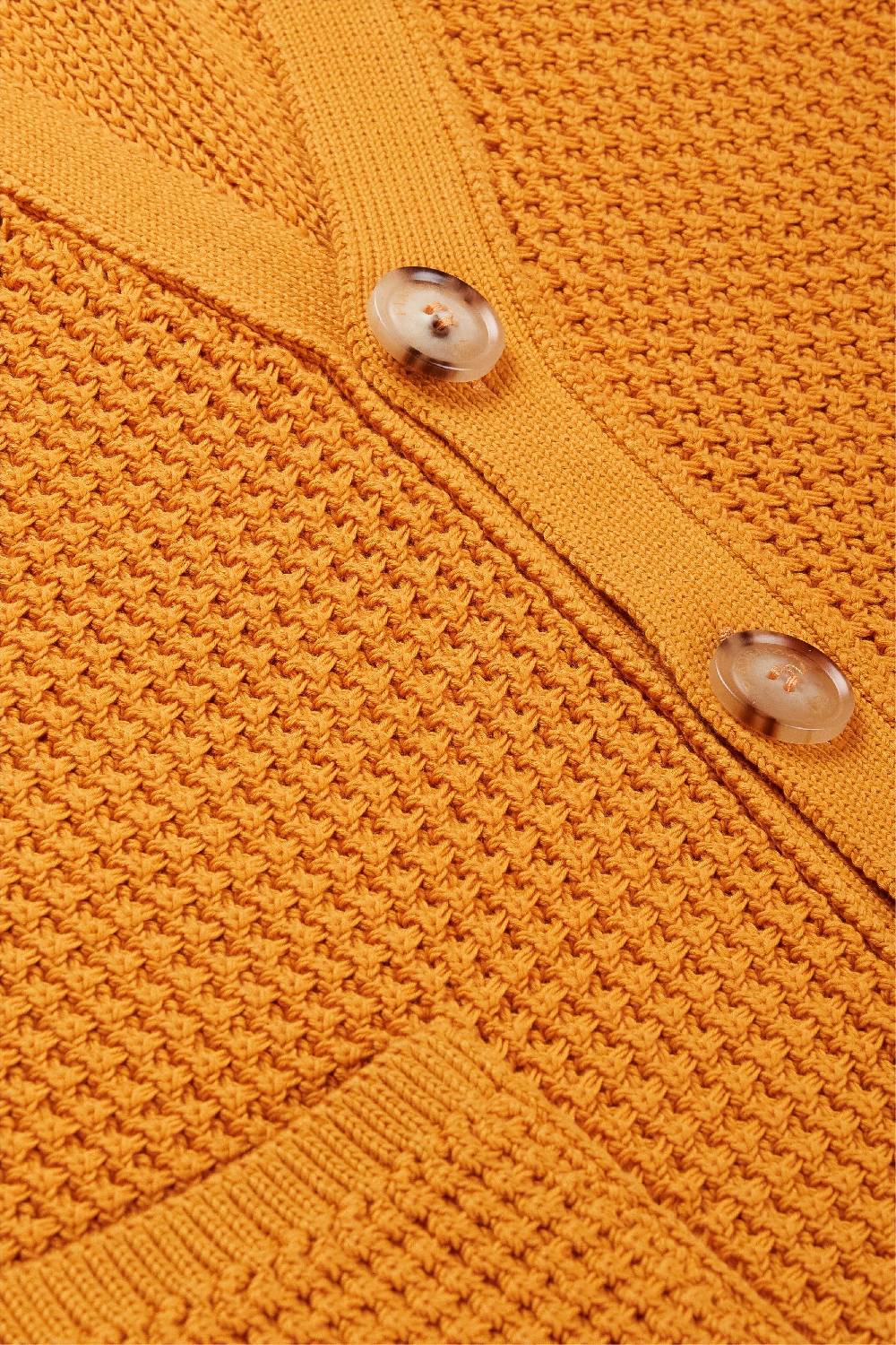 Piacenza 1733 Cardigan punto waffle becco d'oca Saldi Di Fabbrica