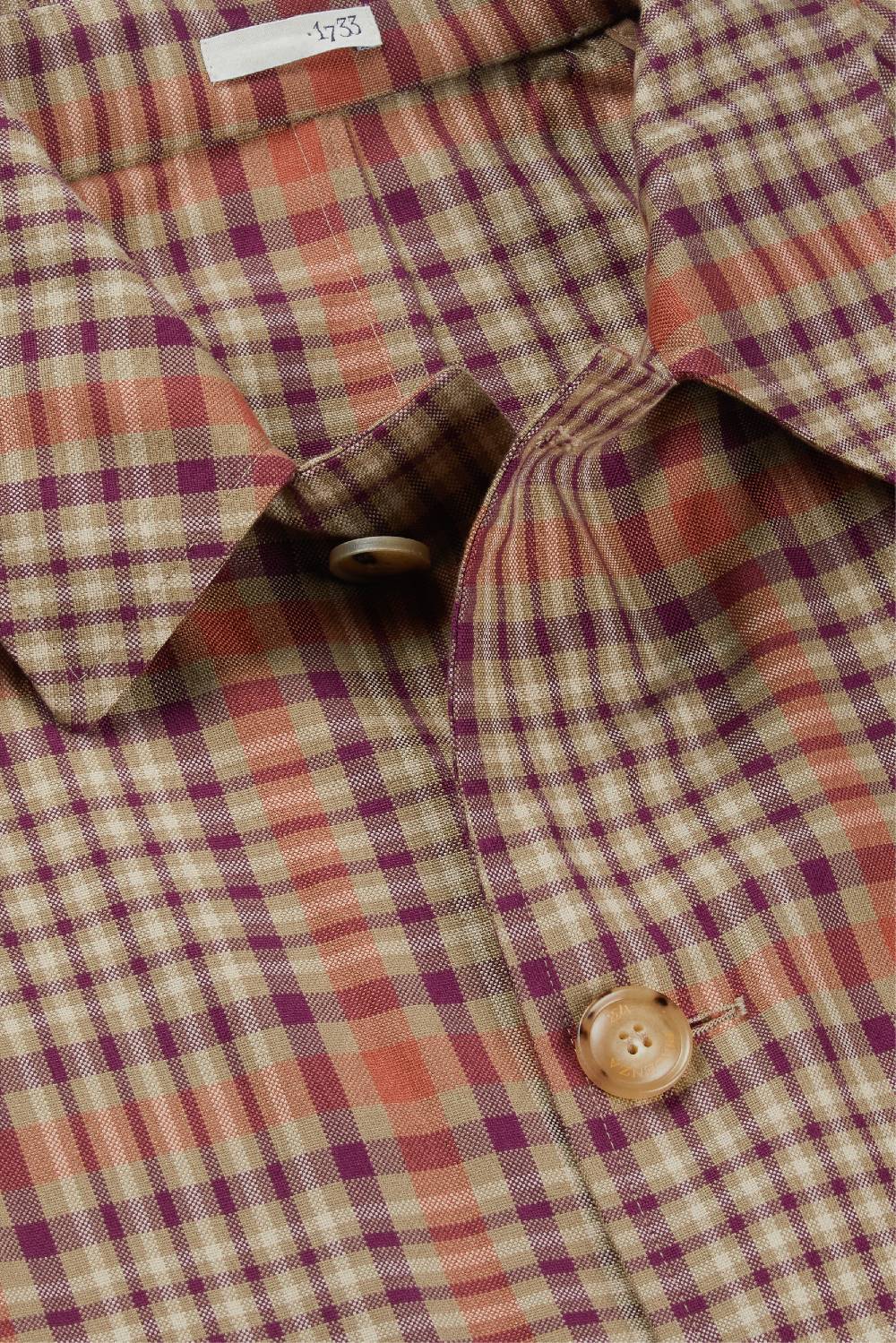 Piacenza 1733 Trench plain arancio e viola Nuovo