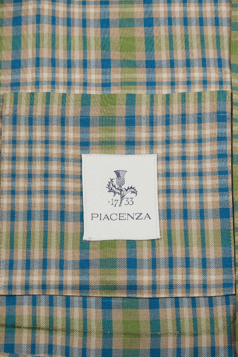 Piacenza 1733 Giacca plain azzurro e verde Promozione