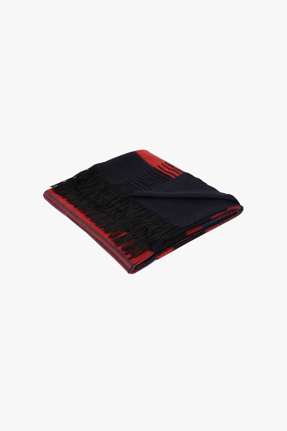 Piacenza 1733 BILBO Plaid righe Blu e Rosso Qualità Garantita