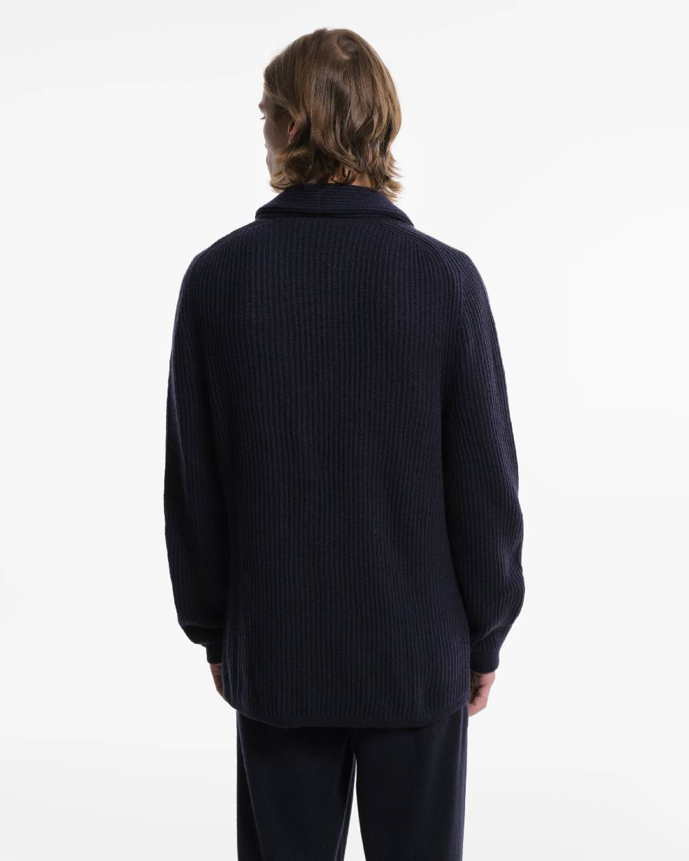 Piacenza 1733 Giacca in Cashmere blu Presa