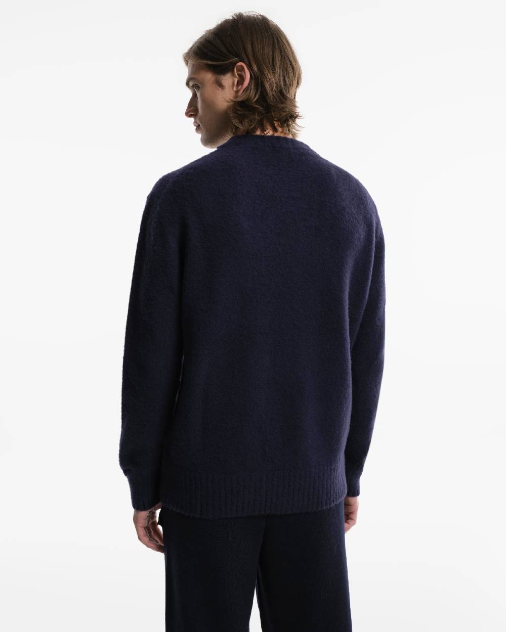 Piacenza 1733 Girocollo in Lana blu Outlet