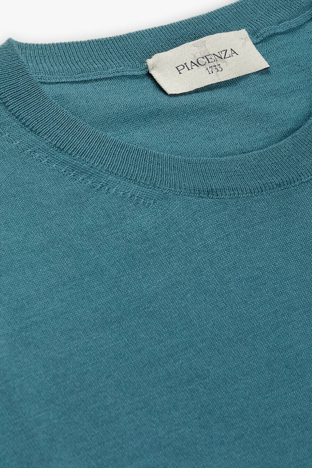 Piacenza 1733 Maglia maniche lunghe verde oceano In Saldo