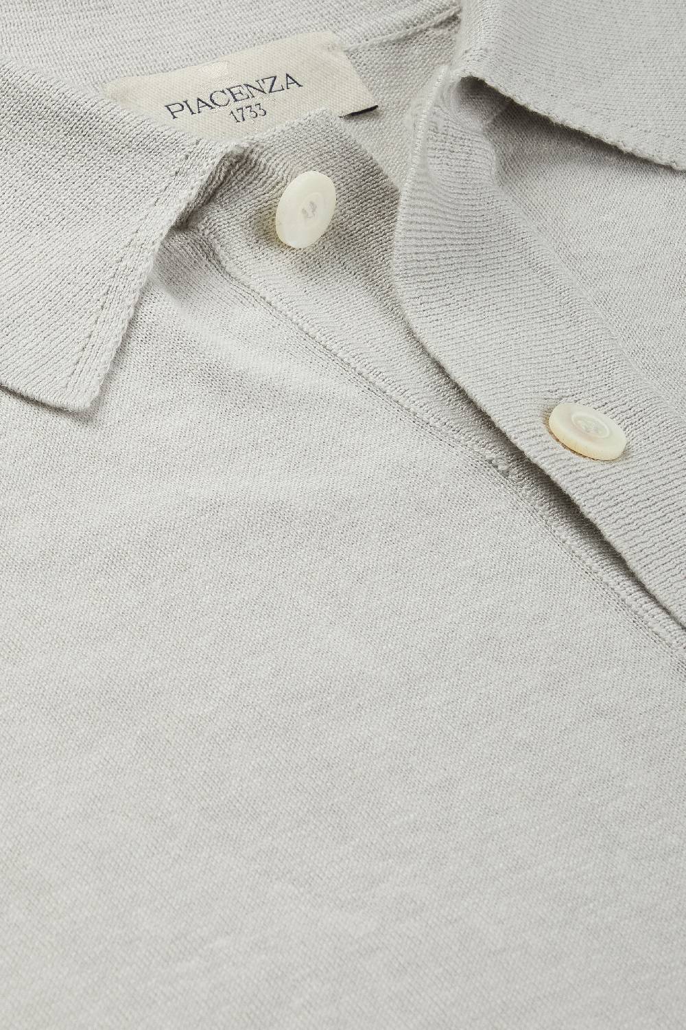 Piacenza 1733 Camicia grigio chiaro Italy