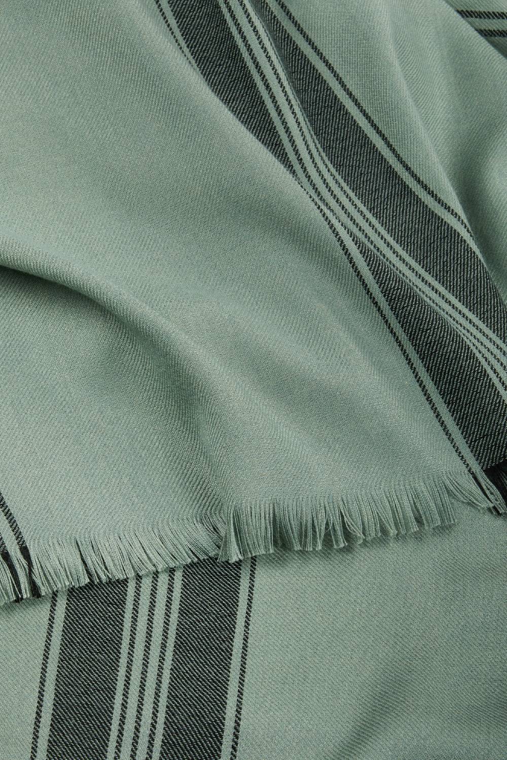 Piacenza 1733 Stola Plaza verde oliva linea nera Shopping Online