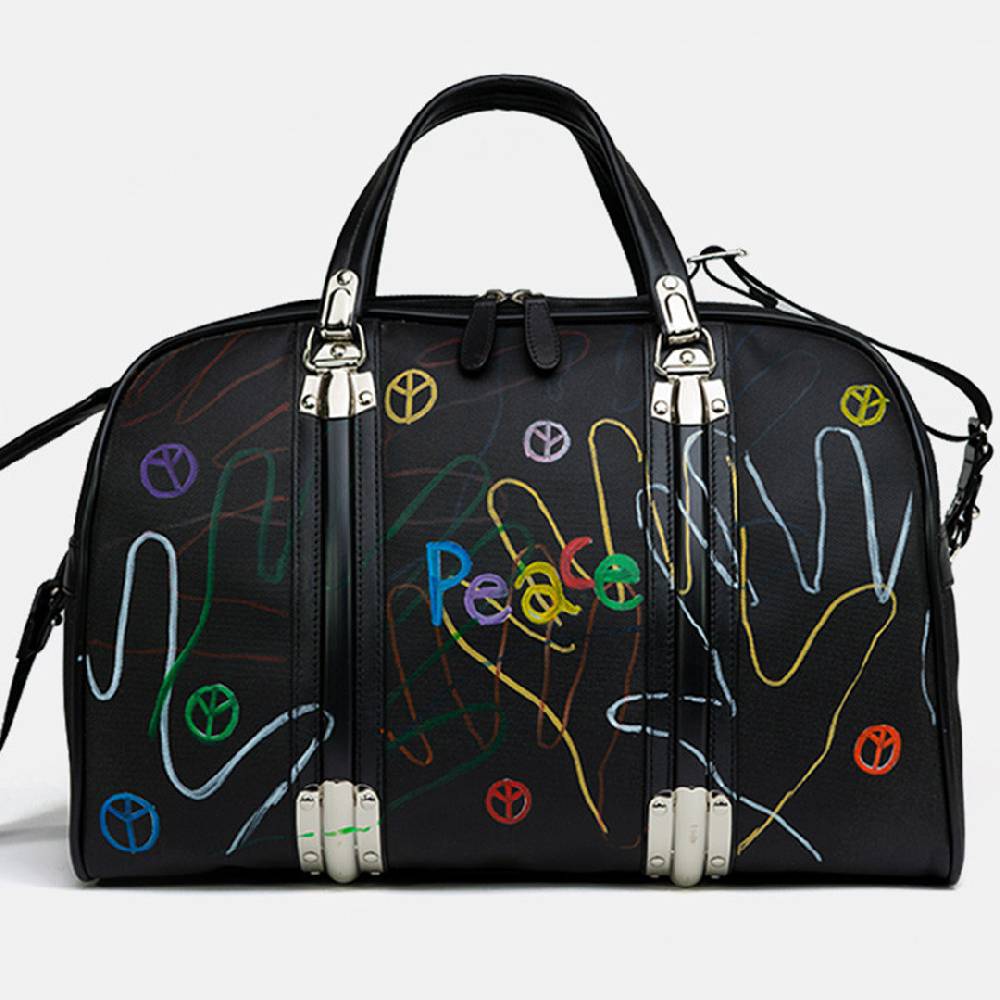 Piero Guidi LINEABOLD BOSTON BAG HAND PAINTED 130619966_01 Negozio