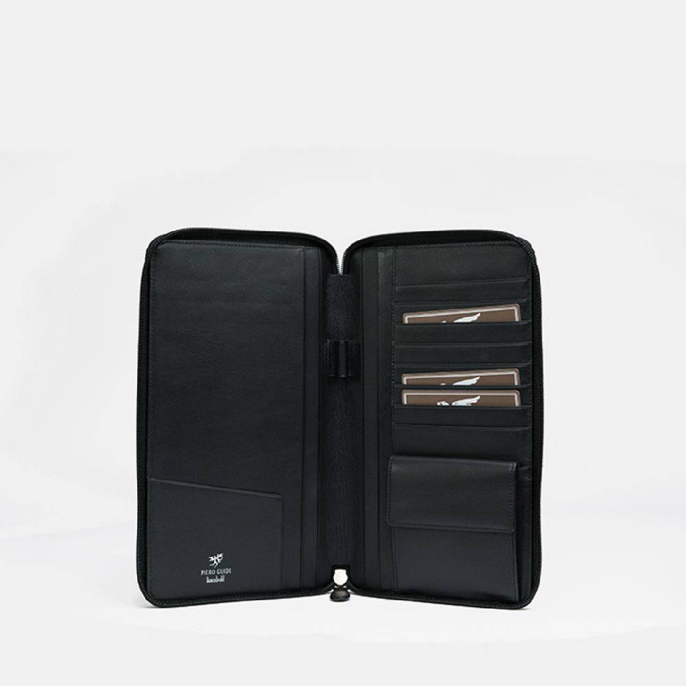 Piero Guidi LINEABOLD TRAVEL CARD HOLDER HAND PAINTED 108161055_01 In Saldo