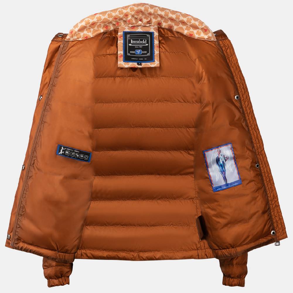 Piero Guidi LineaBold - Goose Down Bomber Jacket Qualità Garantita