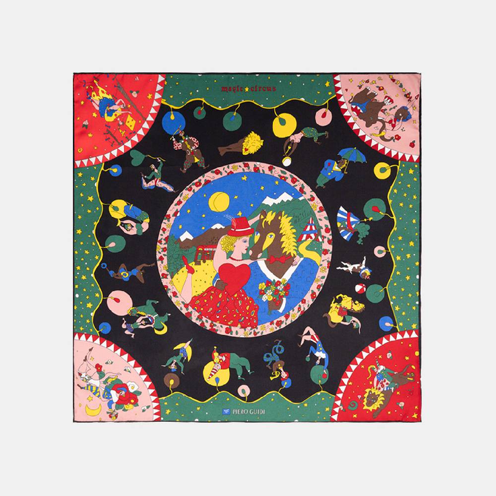Piero Guidi PIERO GUIDI SILK BANDANA "Charlotte"/ BANDANA IN SETA "Charlotte" In Linea