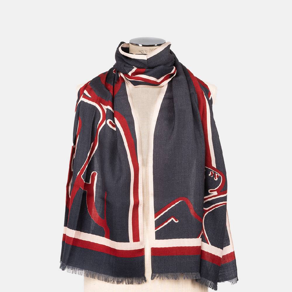 Piero Guidi PIERO GUIDI WOOL & SILK SCARF "I have an Angel"/ FOULARD IN LANA E SETA"I have an Angel" Vendita