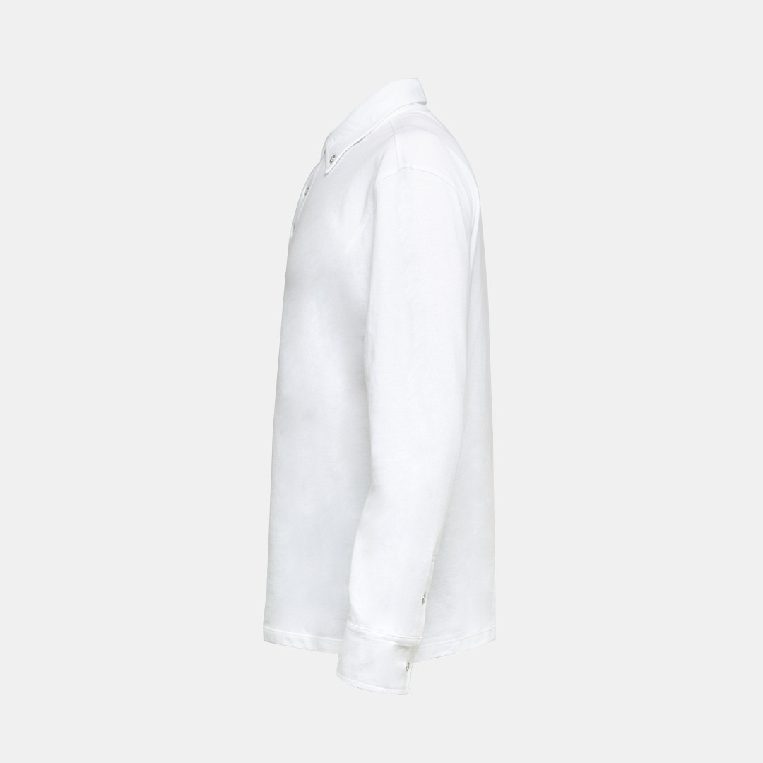 Piero Guidi LineaBold "Metal Botton" Polo Shirt Long Sleeve / Polo manica lunga Sottocosto