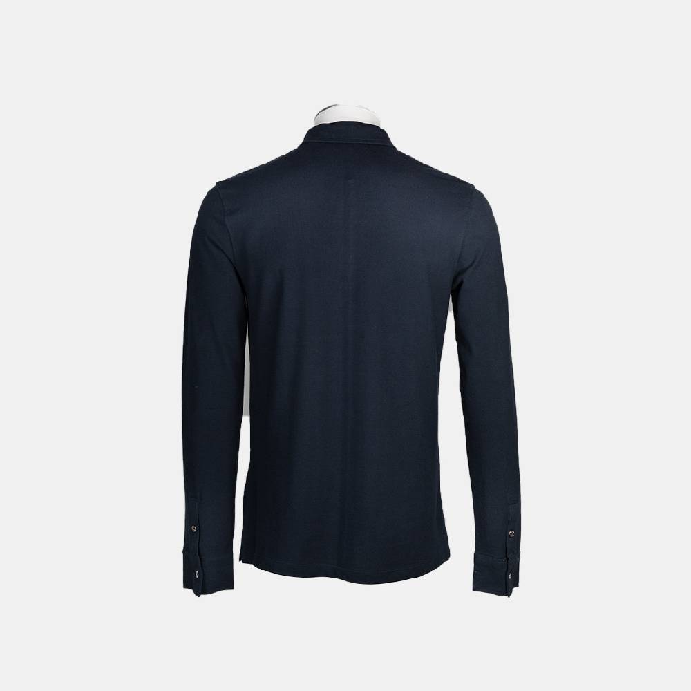 Piero Guidi LineaBold "Metal Botton" Polo Shirt Long Sleeve / Polo manica lunga Economico