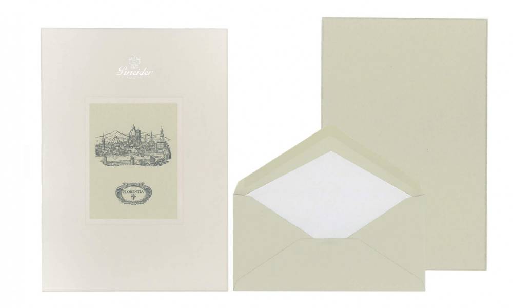 Pineider Set Carta da Lettera Florentia Formato A4 In Vendita