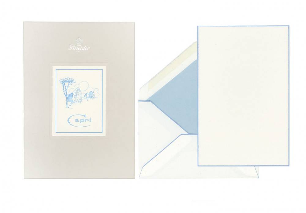 Pineider Set Carta da Lettera Capri A5 Saldi