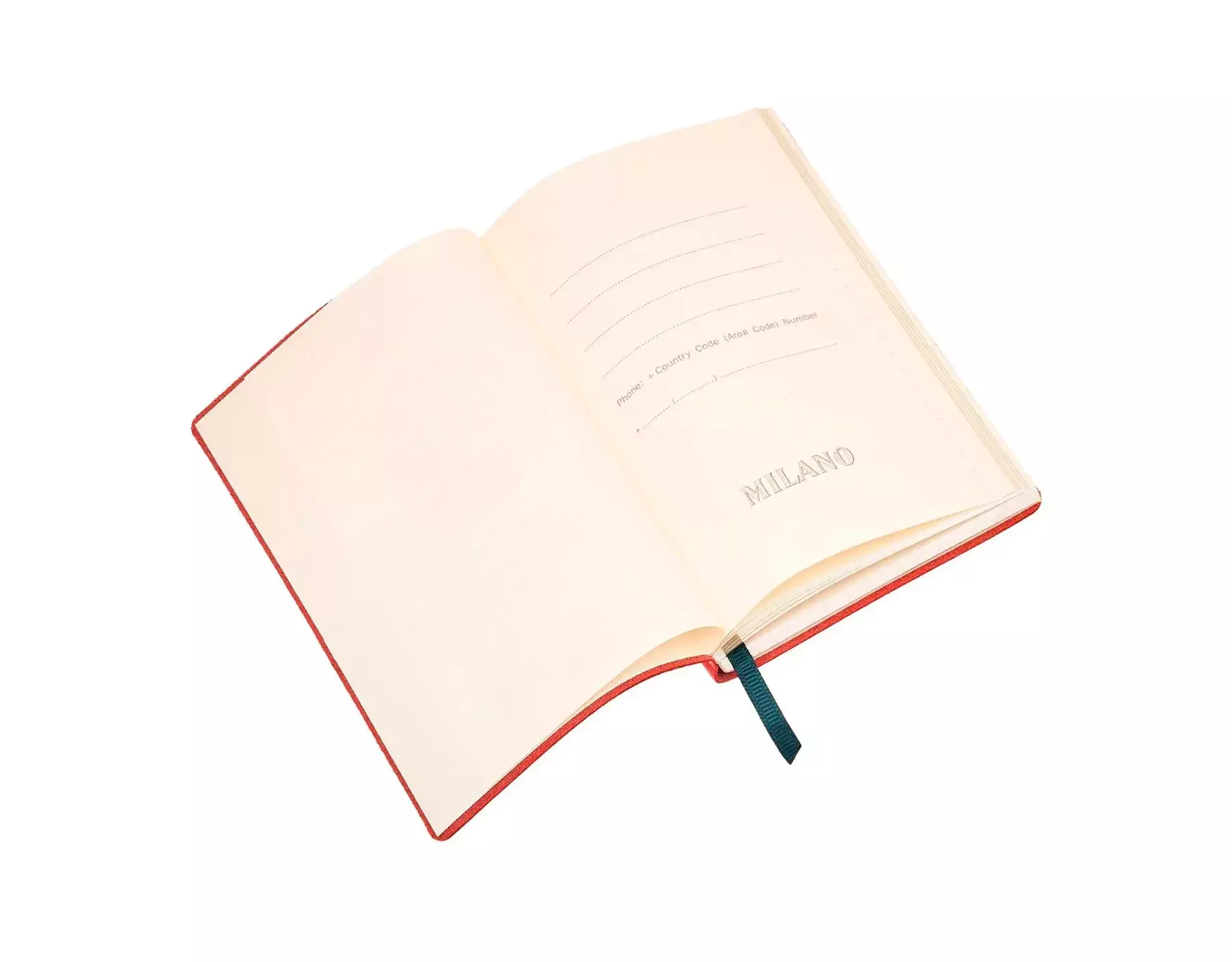 Pineider Notebook Milano Piccolo a righe In Saldo