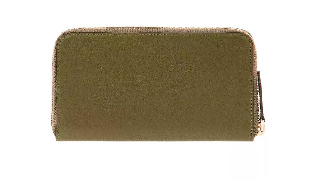 Pineider Portafoglio con zip in Metro Smooth Qualità