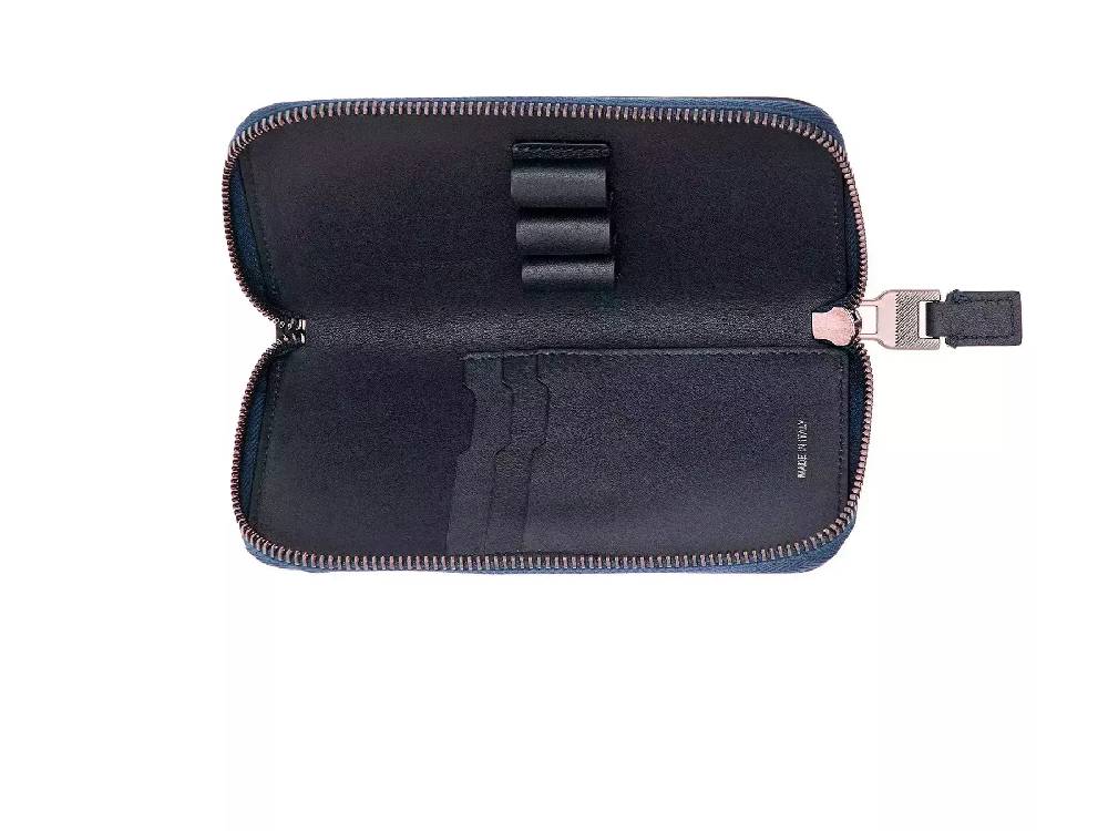 Pineider Astuccio con zip in Metro Smooth Qualità Garantita