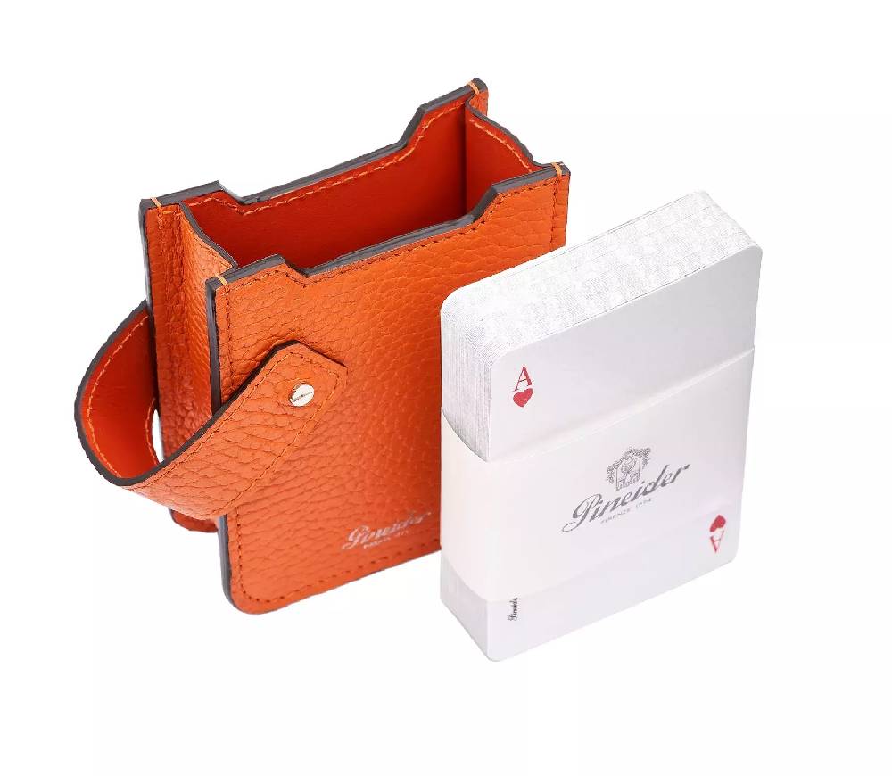 Pineider Astuccio con Carte da gioco in Bottalato Sottocosto