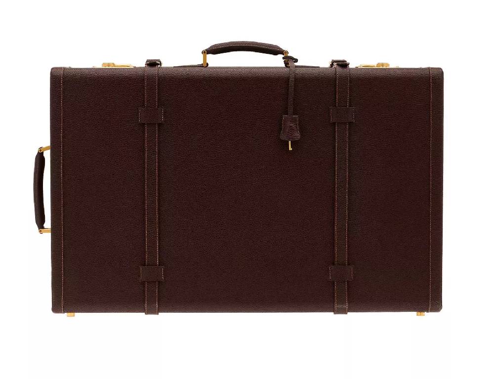 Pineider Passion Suitcase Big Grained Sconto