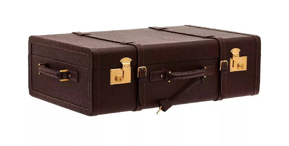Pineider Passion Suitcase Big Grained Sconto