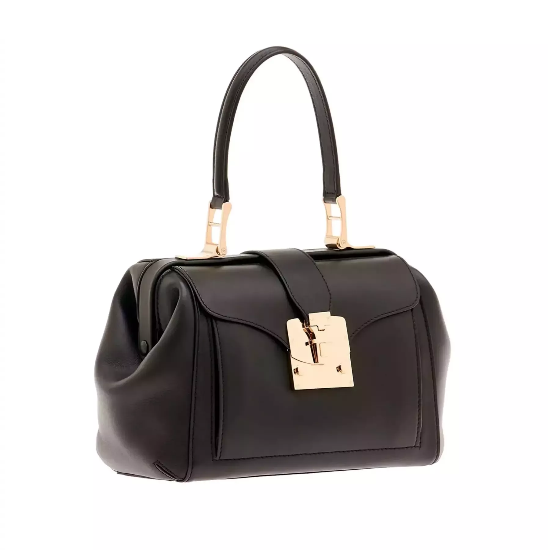 Pineider Lady Doctor Bag Small in Metro Smooth Outlet