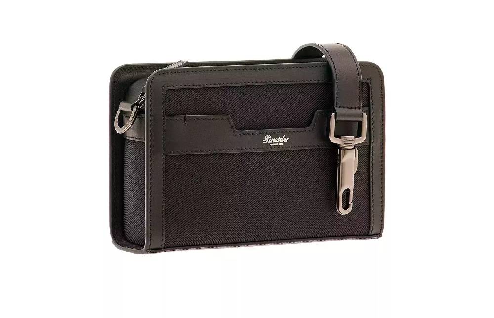 Pineider Odette Crossbody in Metro Smooth Vendita Economica