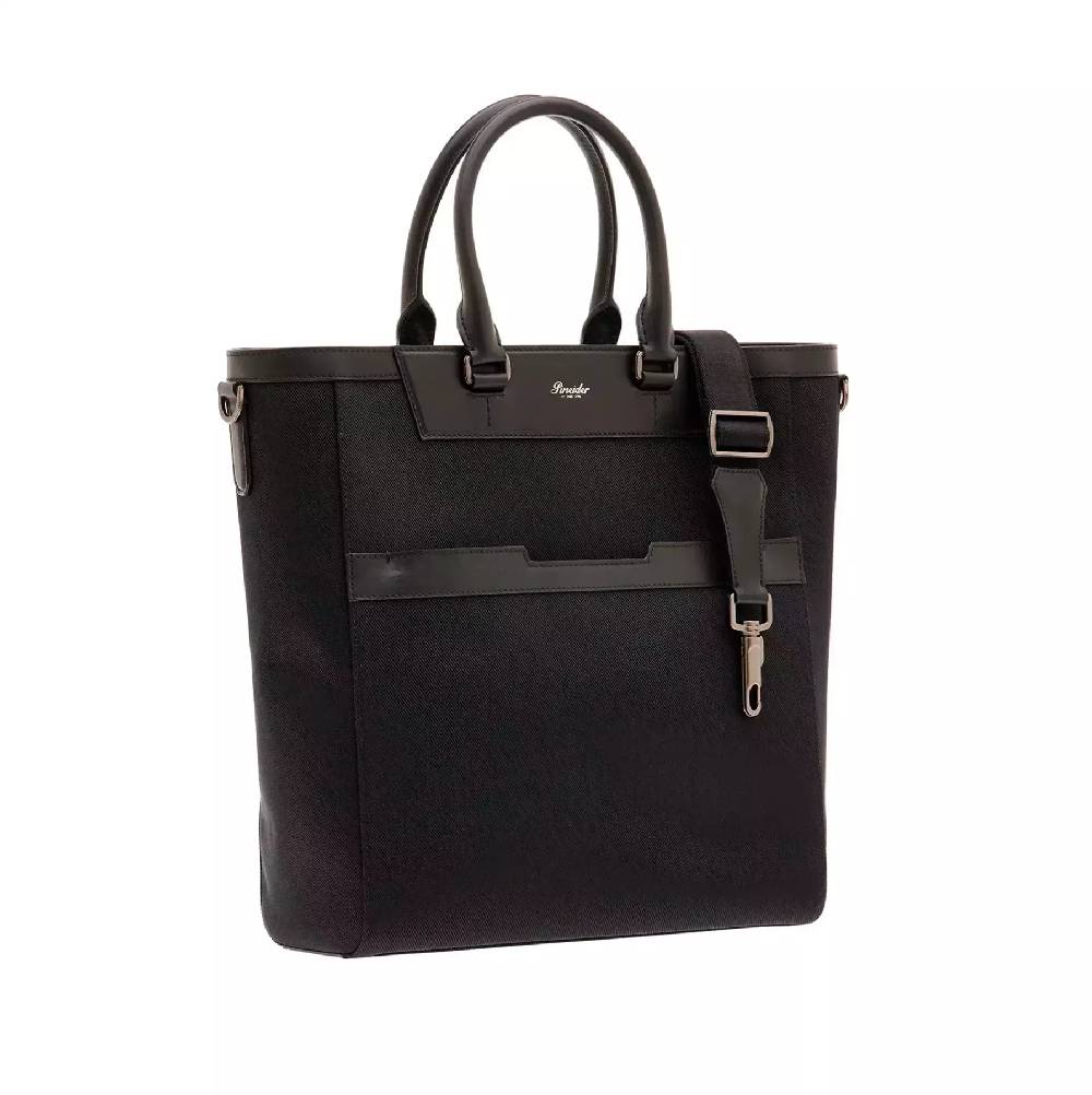 Pineider Florence Vertical Shopping in Metro Nylon Saldi Di Fabbrica