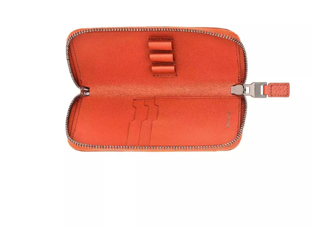 Pineider Astuccio portamatite con zip in Bottalato Italia