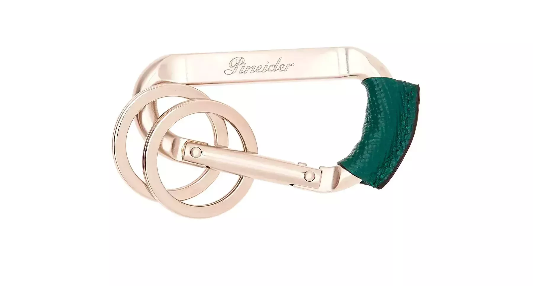 Pineider Portachiave con Moschettone in Mini Franzi Moda