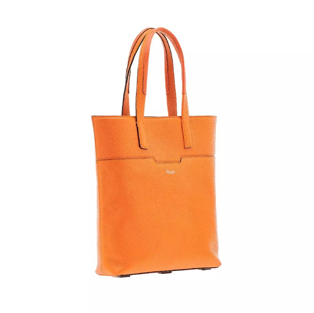 Pineider Vertical Shopping Bag Medium in Bottalato Outlet