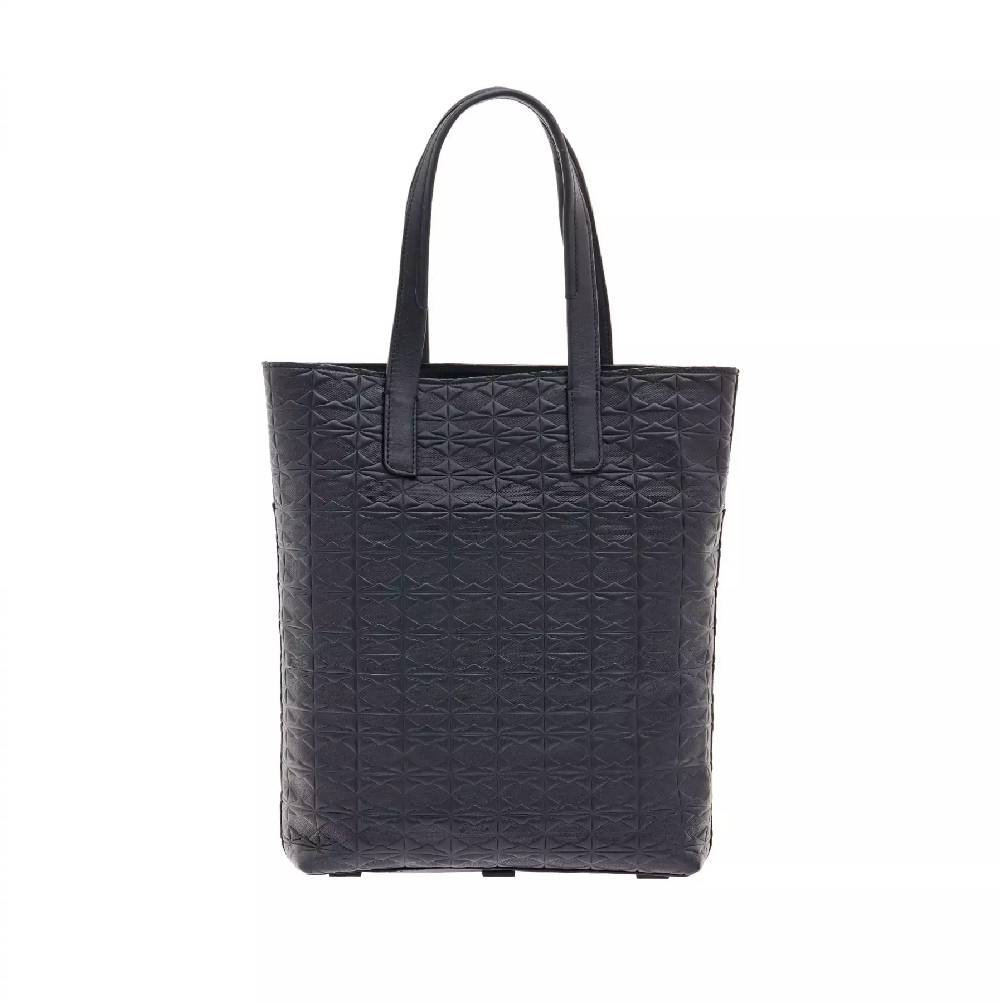 Pineider Vertical Shopping Bag Medium in Embossed Empress Saldi