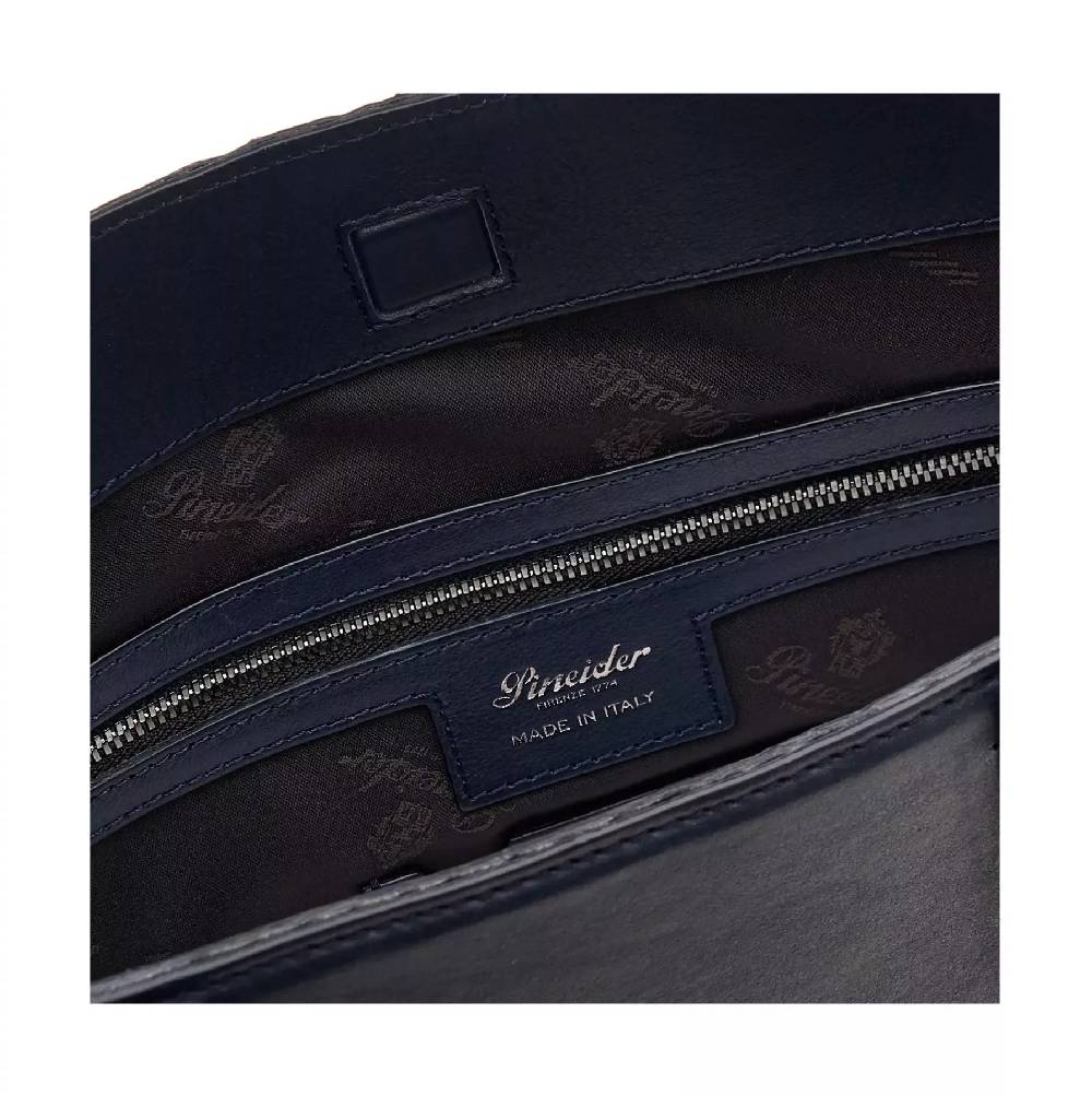 Pineider Vertical Shopping Bag Medium in Embossed Empress Saldi