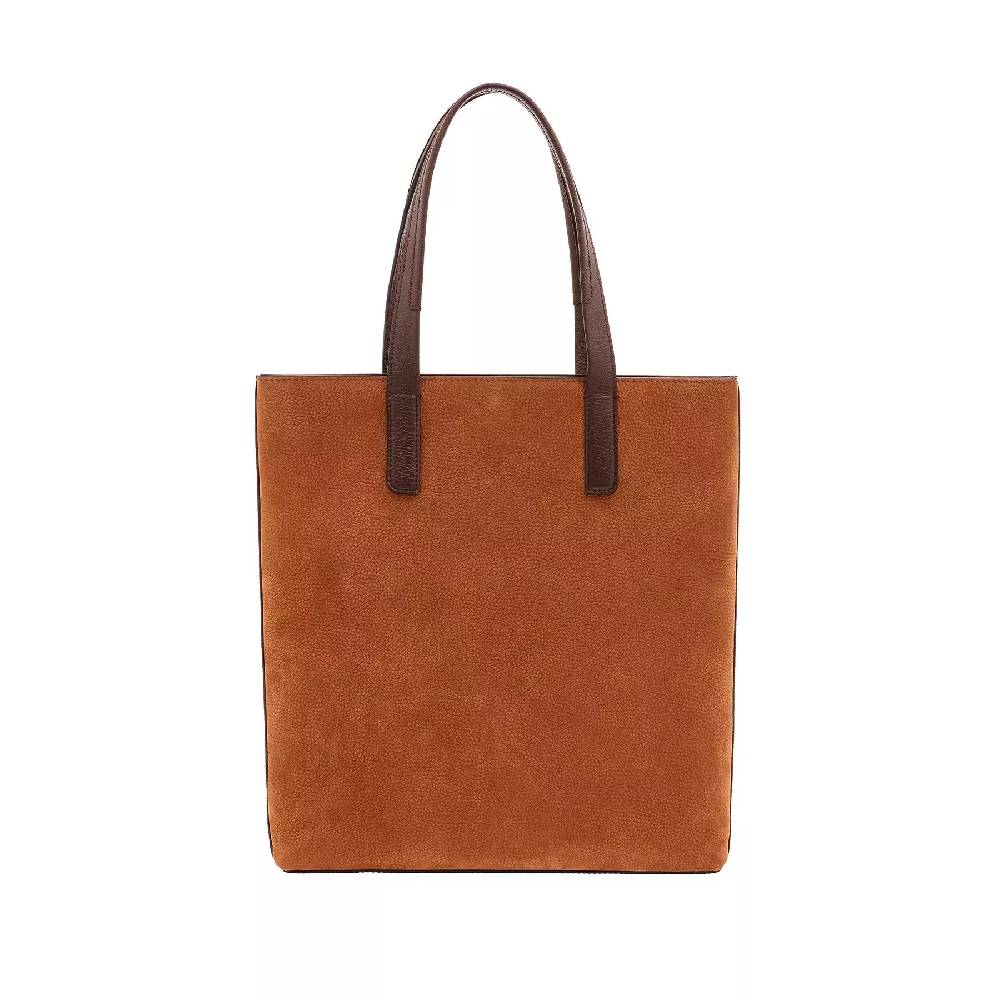 Pineider Slim Shopping Bag in Nabuk In Saldo