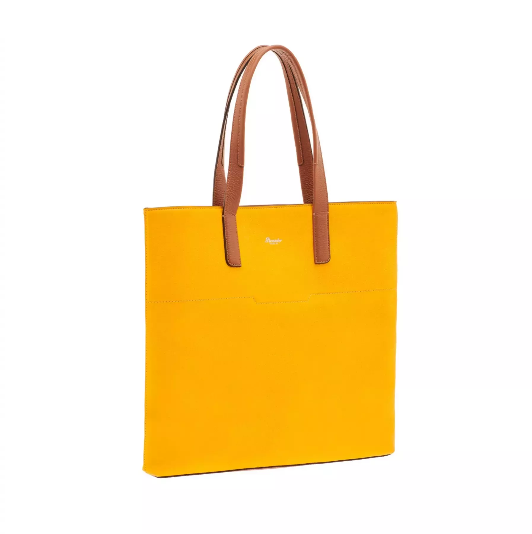 Pineider Slim Shopping Bag in Nabuk In Saldo