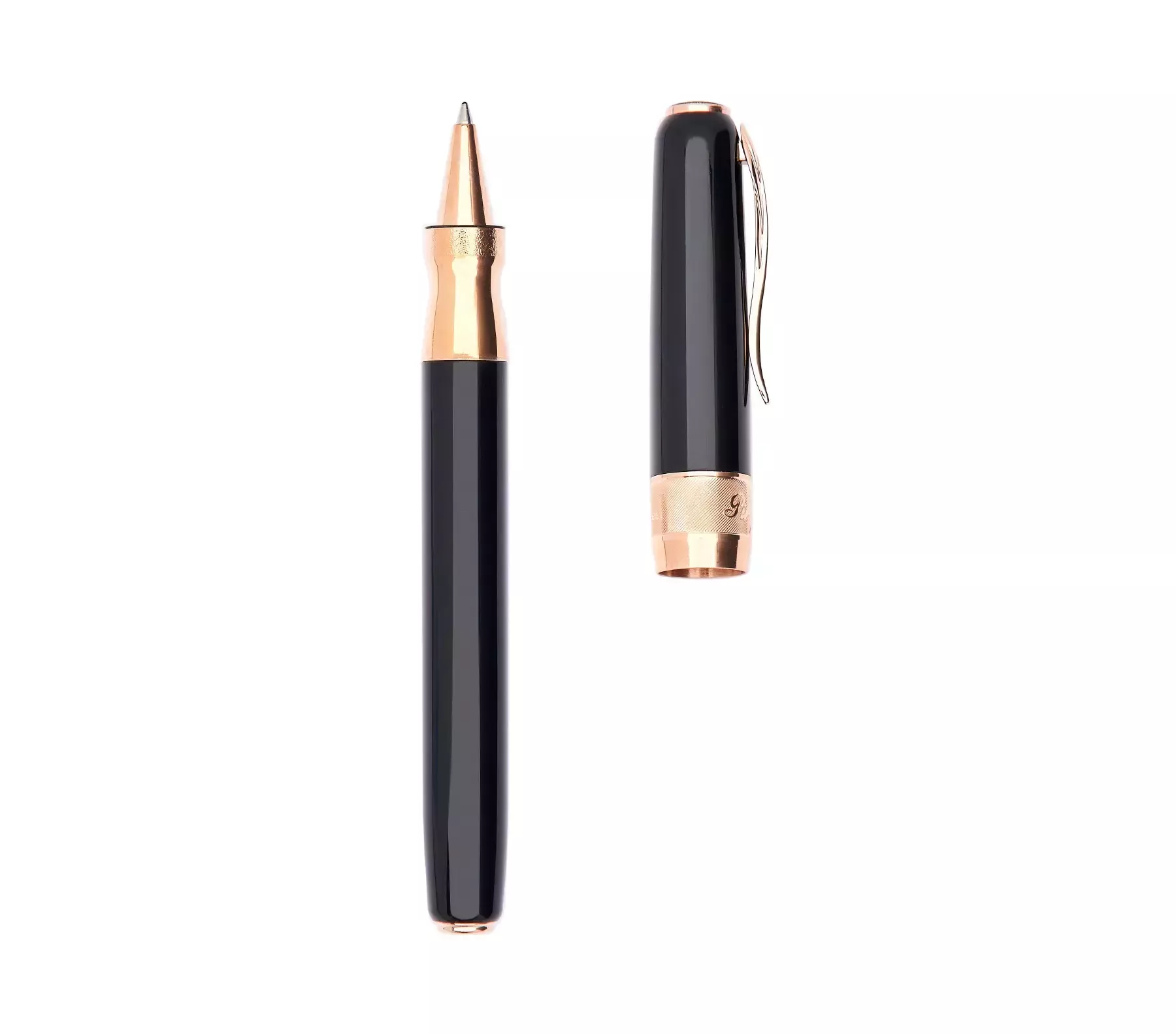 Pineider Penna Roller Classic Rose Gold Italia