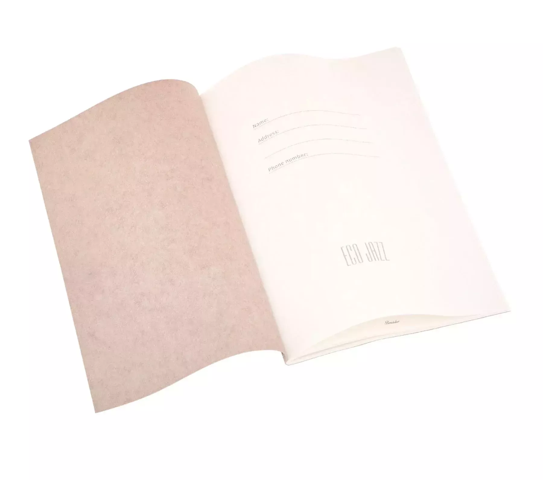 Pineider Notebook EcoJazz senza righe Consegna Veloce