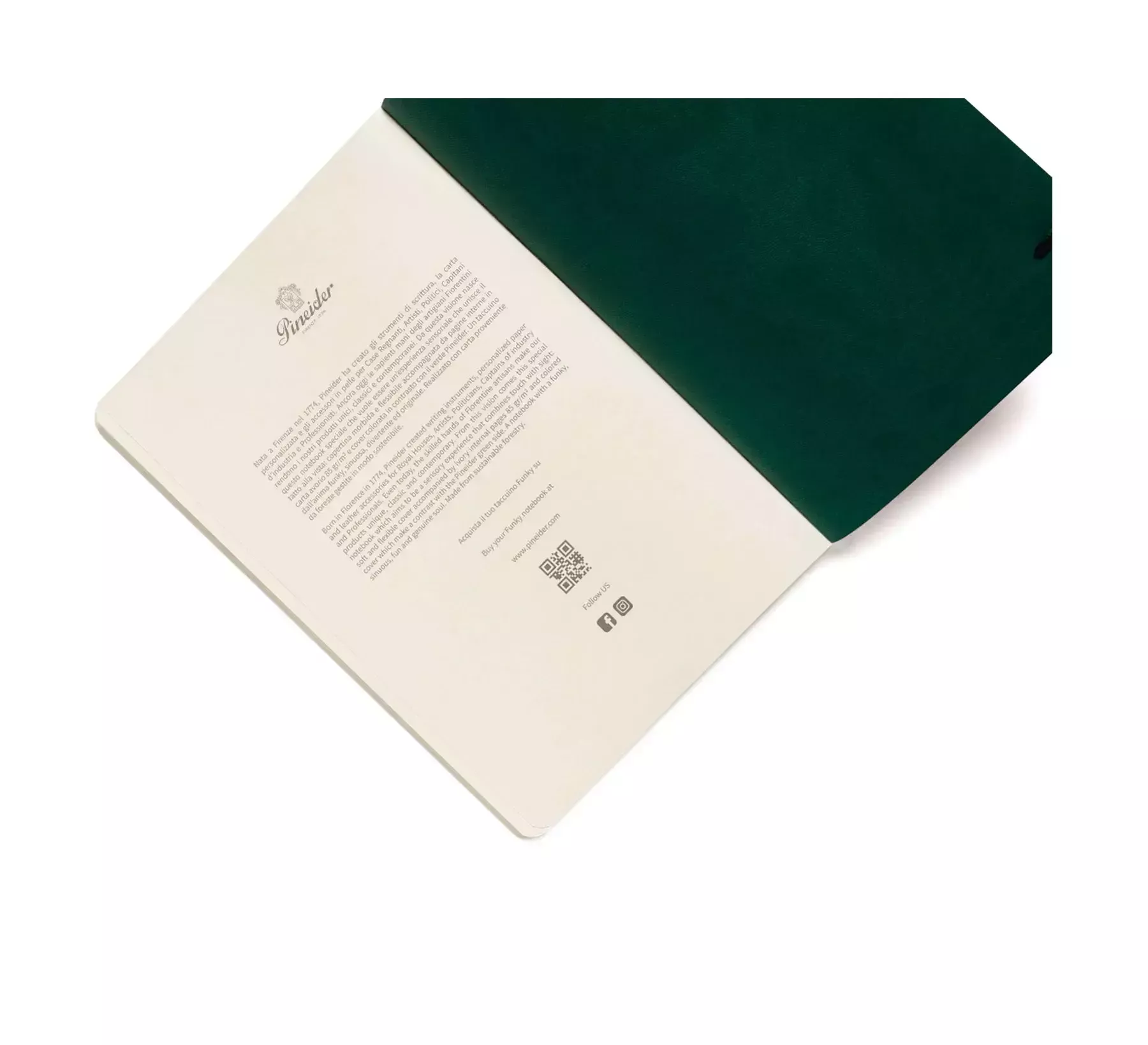 Pineider Notebook Funky Piccolo senza righe Fino Al -60%
