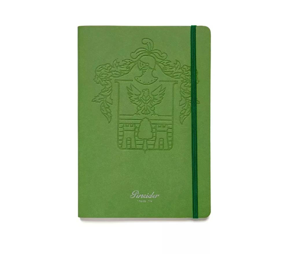 Pineider Notebook Funky Crest Medio senza righe Affare Del Giorno