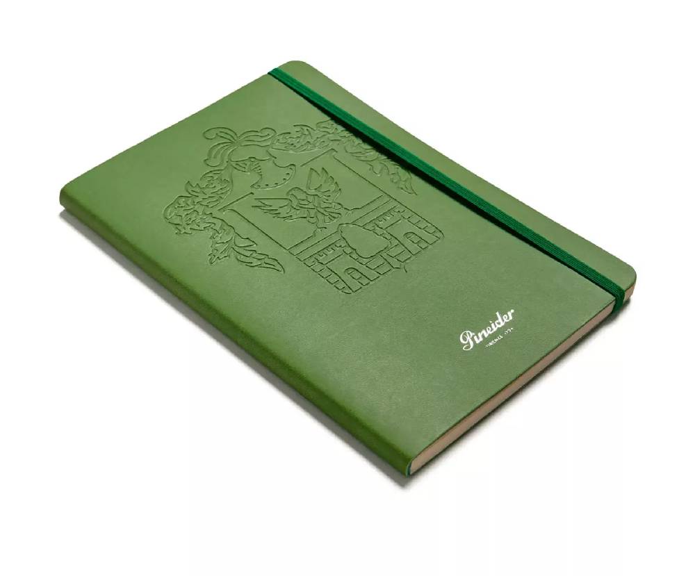 Pineider Notebook Funky Crest Medio senza righe Affare Del Giorno