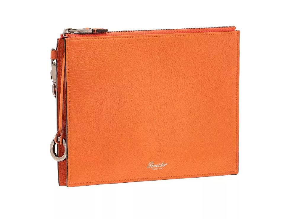Pineider Pouch con passante mano in Bottalato In Saldo