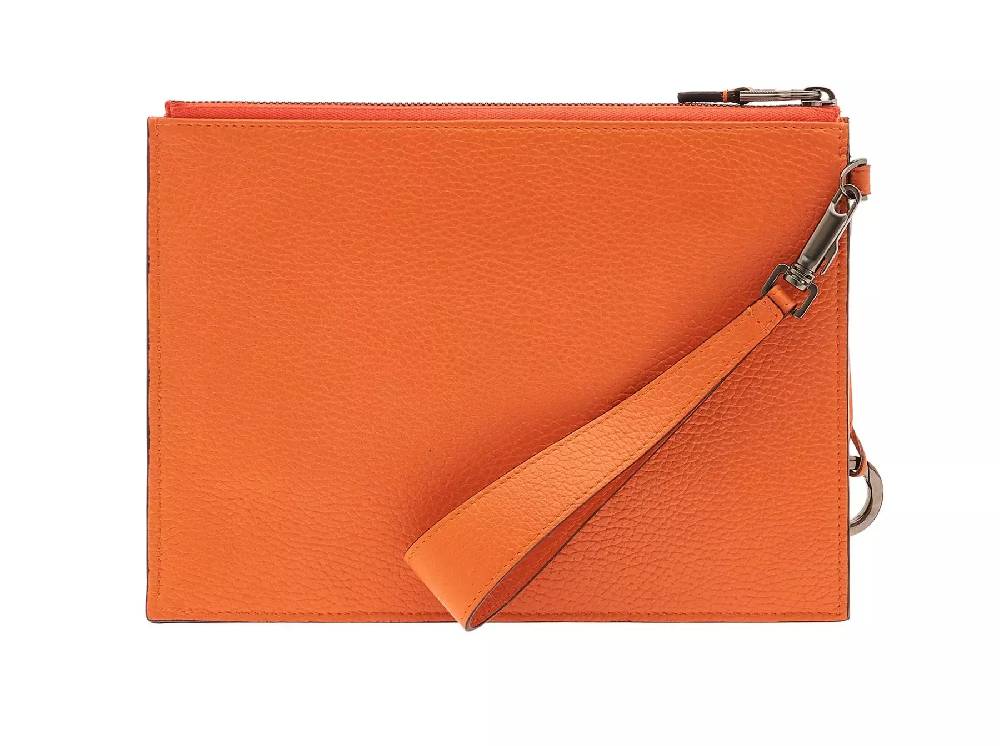 Pineider Pouch con passante mano in Bottalato In Saldo