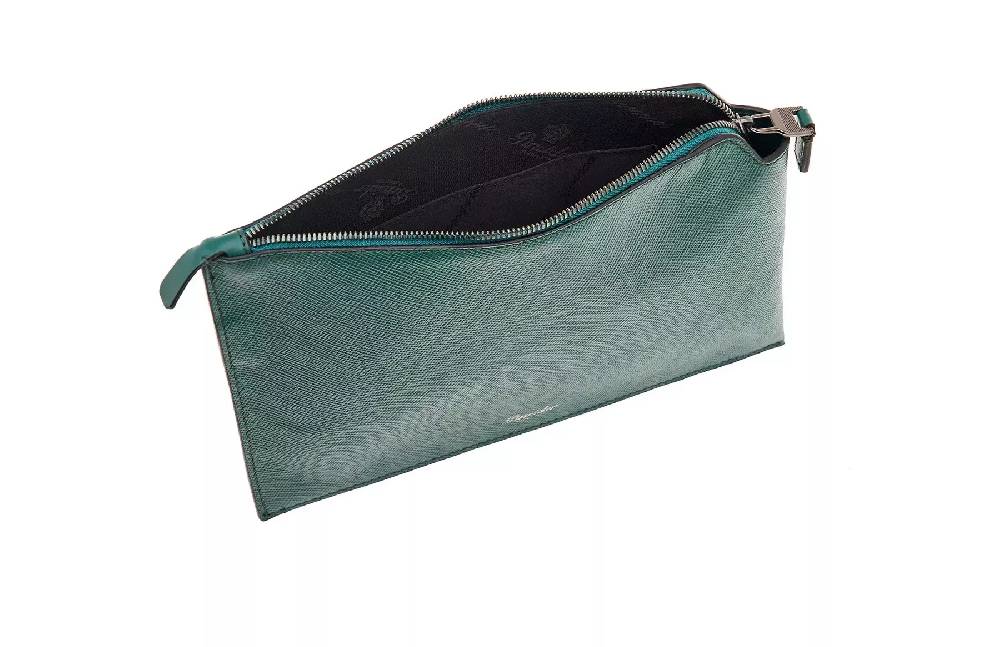 Pineider Pouch Medium in Mini Franzi In Linea