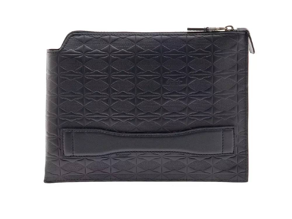 Pineider Pouch Medium in Embossed Empress Nuovo