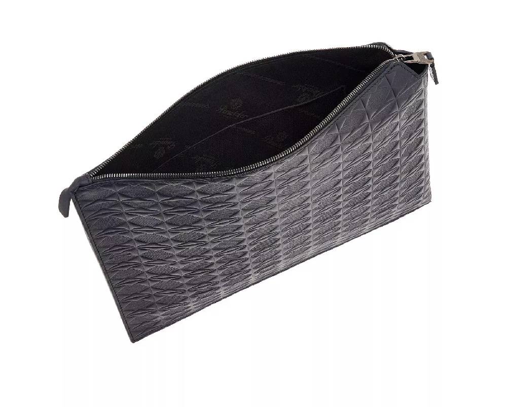 Pineider Pouch Large in Embossed Empress Qualità